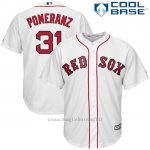 Maglia Baseball Uomo Boston Red Sox 31 Drew Pomeranz Biancohome Cool Base