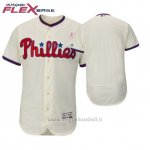 Maglia Baseball Uomo Philadelphia Phillies Crema 2018 Dia de la Madre Flex Base