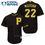 Maglia Baseball Uomo Pittsburgh Pirates Andrew Mccutchen 22 Nero Alterner Cool Base