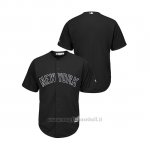 Maglia Baseball Uomo New Y Ork Yankees 2019 Players Weekend Replica Nero