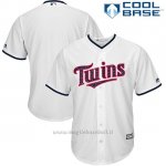Maglia Baseball Uomo Minnesota Twins 2017 Estrellas y Rayas Bianco Cool Base