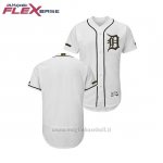 Maglia Baseball Uomo Tigers 2018 Dia de los Caidos Flex Base Bianco