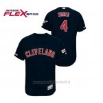 Maglia Baseball Uomo Cleveland Indians Bradley Zimmer 150th Aniversario Patch 2019 All Star Game Flex Base Blu
