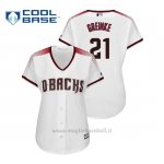 Maglia Baseball Donna Arizona Diamondbacks Zack Greinke Cool Base Majestic 1ªBianco