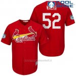 Maglia Baseball Uomo St. Louis Cardinals Michael Wacha Scarlet 2017 Allenamento Primaverile Cool Base Giocatore