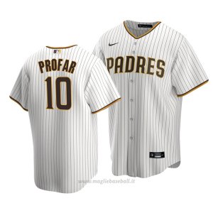 Maglia Baseball Uomo San Diego Padres Jurickson Profar Replica Home Marrone Bianco