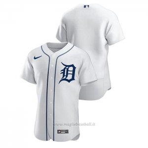 Maglia Baseball Uomo Detroit Tigers Autentico Bianco
