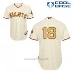 Maglia Baseball Uomo San Francisco Giants Matt Cain 18 Crema Cool Base