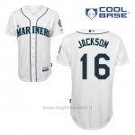 Maglia Baseball Uomo Seattle Mariners Austin Jackson 16 Bianco 1ªCool Base