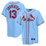 Maglia Baseball Uomo St. Louis Cardinals Matt Carpenter Alternato Replica Blu