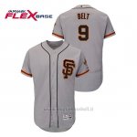 Maglia Baseball Uomo San Francisco Giants Brandon Belt 150th Aniversario Patch Autentico Flex Base Grigio