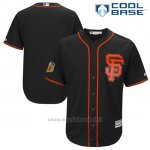 Maglia Baseball Uomo San Francisco Giants San Francisco Nero 2017 Allenamento Primaverile Cool Base