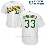 Maglia Baseball Uomo Oakland Athletics Jose Canseco Autentico Collezione Bianco Cool Base Cooperstown
