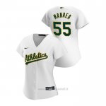 Maglia Baseball Donna Oakland Athletics Sean Manaea 2020 Replica Primera Bianco