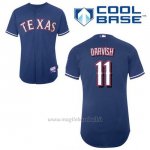 Maglia Baseball Uomo Texas Rangers Yu Darvish 11 Blu Alterner Cool Base