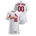 Maglia Baseball Uomo St. Louis Cardinals Personalizzate Autentico Bianco