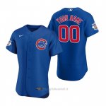 Maglia Baseball Uomo Chicago Cubs Personalizzate Autentico 2020 Alternato Blu