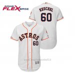 Maglia Baseball Uomo Houston Astros Dallas Keuchel 150th Aniversario Patch Flex Base Bianco
