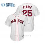 Maglia Baseball Uomo Chicago White Sox Steve Pearce Cool Base Official 1ªBianco