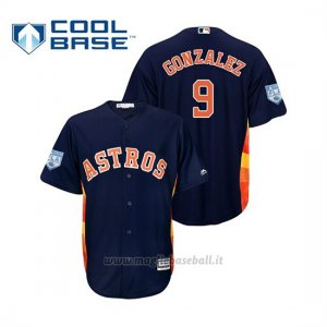 Maglia Baseball Uomo Houston Astros Marwin Gonzalez Cool Base Entrenamiento De Primavera 2019 Blu