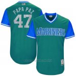 Maglia Baseball Uomo Seattle Mariners 2017 Little League World Series James Pazos Aqua
