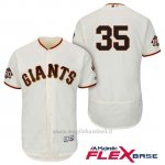Maglia Baseball Uomo San Francisco Giants Brandon Crawford Ivory 1ª60th Season Flex Base