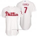 Maglia Baseball Uomo Philadelphia Phillies Maikel Franco Bianco Turn Back The Clock