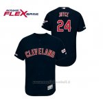 Maglia Baseball Uomo Cleveland Indians Matt Joyce 150th Aniversario Patch 2019 All Star Game Flex Base Blu