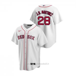 Maglia Baseball Uomo Boston Red Sox J.d. Martinez Replica Primera Bianco