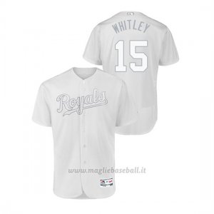 Maglia Baseball Uomo Kansas City Royals Whit Merrifield 2019 Players Weekend Autentico Bianco