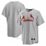 Maglia Baseball Uomo St. Louis Cardinals Road Replica Grigio