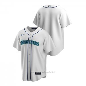 Maglia Baseball Uomo Seattle Mariners Replica Primera Bianco