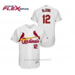 Maglia Baseball Uomo St. Louis Cardinals Paul Dejong 150th Aniversario Patch Flex Base Bianco