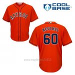 Maglia Baseball Uomo Houston Astros Dallas Keuchel 60 Arancione Alterner Cool Base