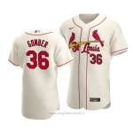 Maglia Baseball Uomo St. Louis Cardinals Austin Gomber Autentico Alternato Crema
