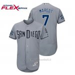 Maglia Baseball Uomo Padres Manuel Margot 50th Aniversario Road Flex Base Gris