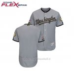 Maglia Baseball Uomo Washington Nationals 2018 Dia de los Caidos Flex Base Grigio