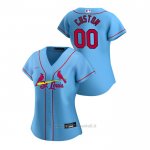 Maglia Baseball Donna St. Louis Cardinals Personalizzate 2020 Replica Alternato Blu