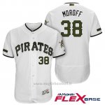 Maglia Baseball Uomo Pittsburgh Pirates Max Moroff Bianco 2018 1ªAlterner Flex Base