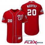 Maglia Baseball Uomo Washington Nationals Daniel Murphy Scarlet 2018 All Star Alterner Flex Base