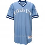 Maglia Baseball Uomo Kansas City Royals Light Blu Turn Back The Clock