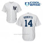 Maglia Baseball Uomo New York Yankees Brian Roberts 14 Bianco 1ªCool Base