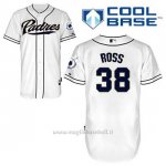 Maglia Baseball Uomo San Diego Padres Tyson Ross 38 Bianco 1ªCool Base