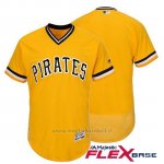 Maglia Baseball Uomo Pittsburgh Pirates Majestic Or Flex Base