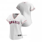 Maglia Baseball Donna Los Angeles Angels Replica 2020 Primera Bianco