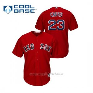 Maglia Baseball Uomo Boston Red Sox 23 Michael Chavis Cool Base Rosso