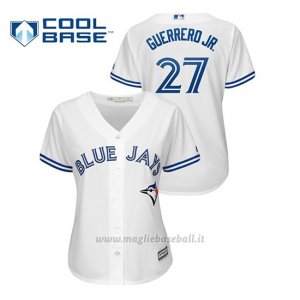 Maglia Baseball Donna Toronto Blue Jays Vladimir Guerrero Jr. Cool Base 1ªBianco