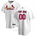 Maglia Baseball Uomo St. Louis Cardinals Personalizzate Bianco