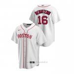 Maglia Baseball Uomo Boston Red Sox Andrew Benintendi Replica Alternato Bianco