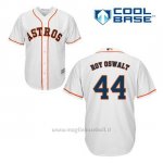 Maglia Baseball Uomo Houston Astros Roy Oswalt 44 Bianco 1ªCool Base